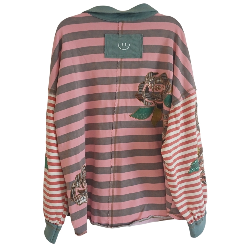 Oli And Hali Oversized Patchwork Pullover Women's… - image 5